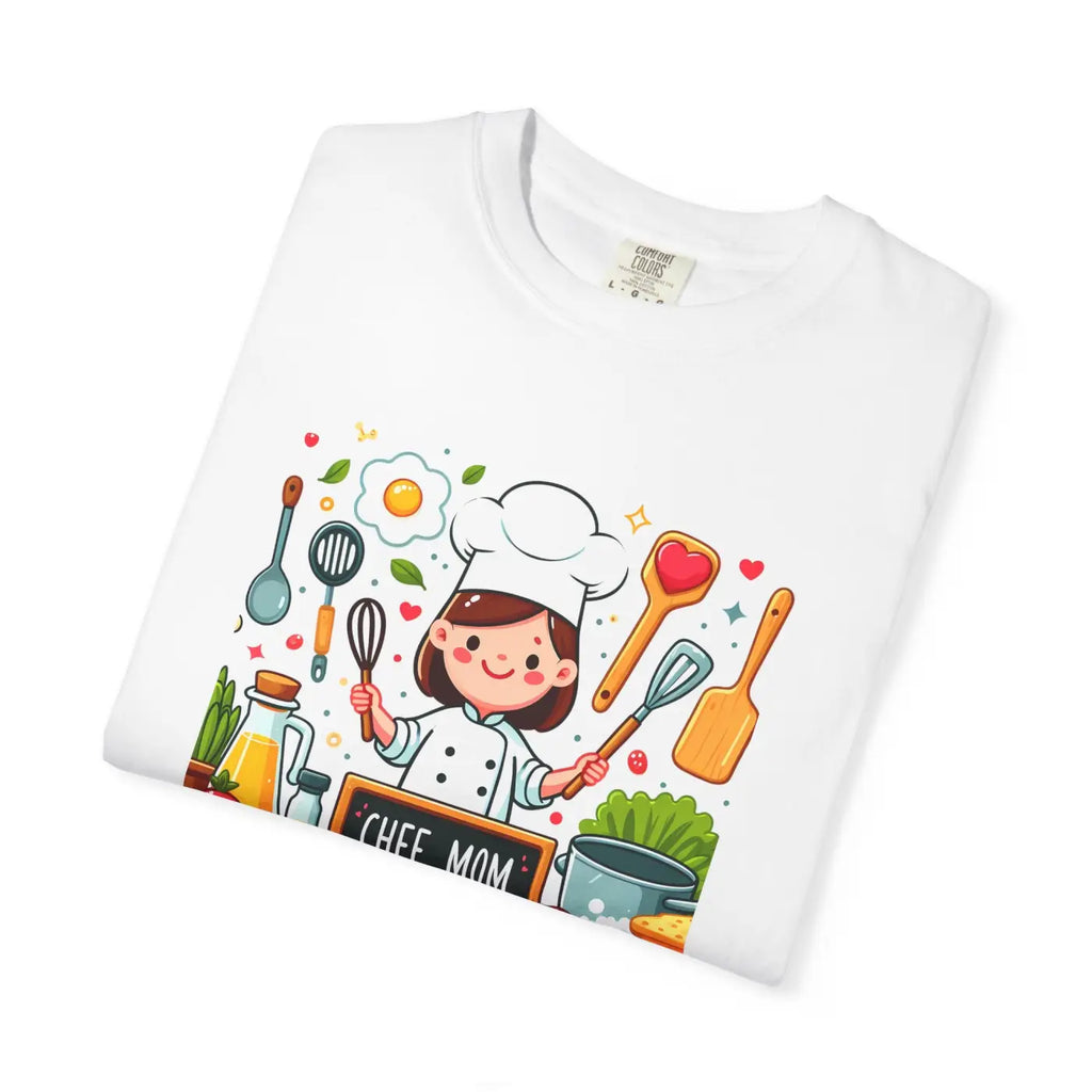 Chef Mom Garment Dyed Tee - Pre-Shrunk Comfort Style - DipaliZ