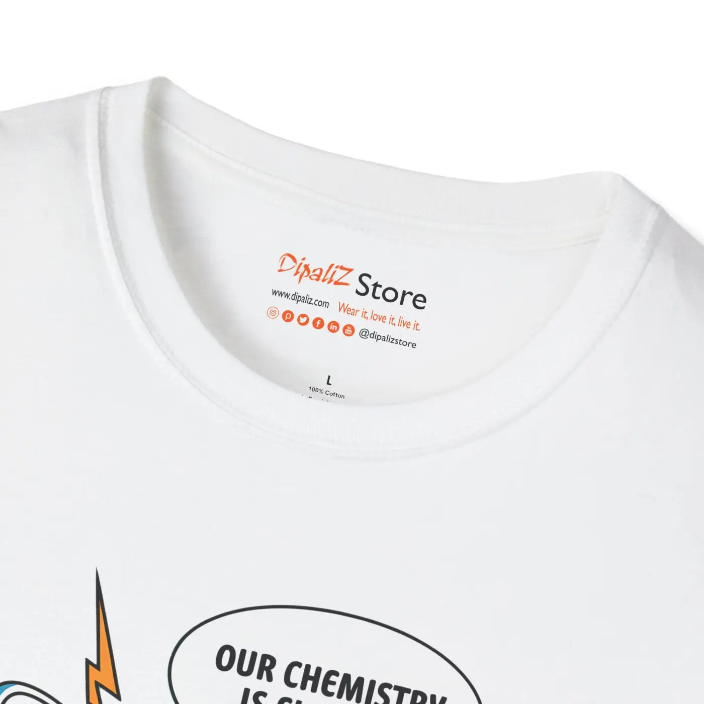 Electric Chemistry Vibes Unisex Softstyle Tee - 100% Cotton - DipaliZ