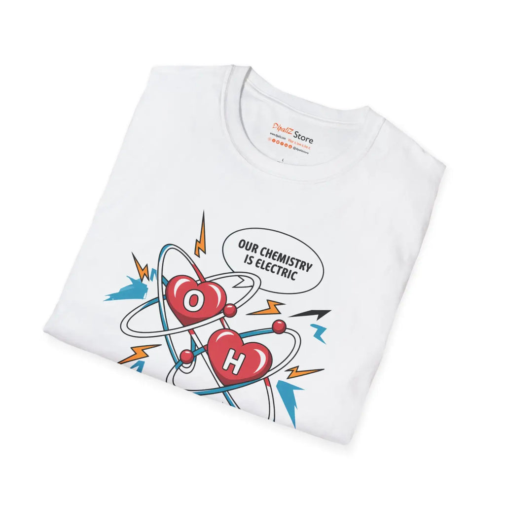 Electric Chemistry Vibes Unisex Softstyle Tee - 100% Cotton - DipaliZ