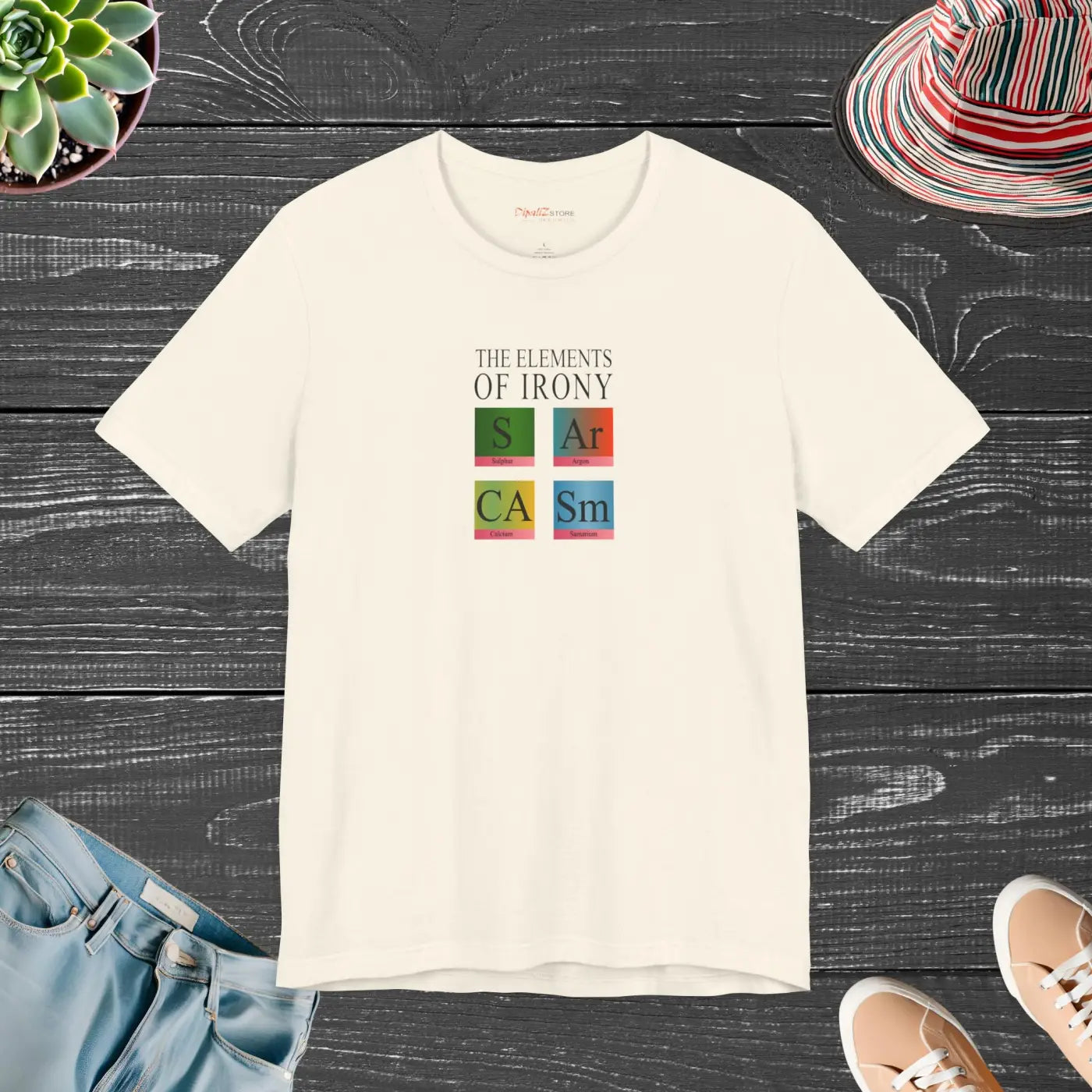 Chemistry Elements Pun T-Shirt - Unisex Cotton Tee - DipaliZ