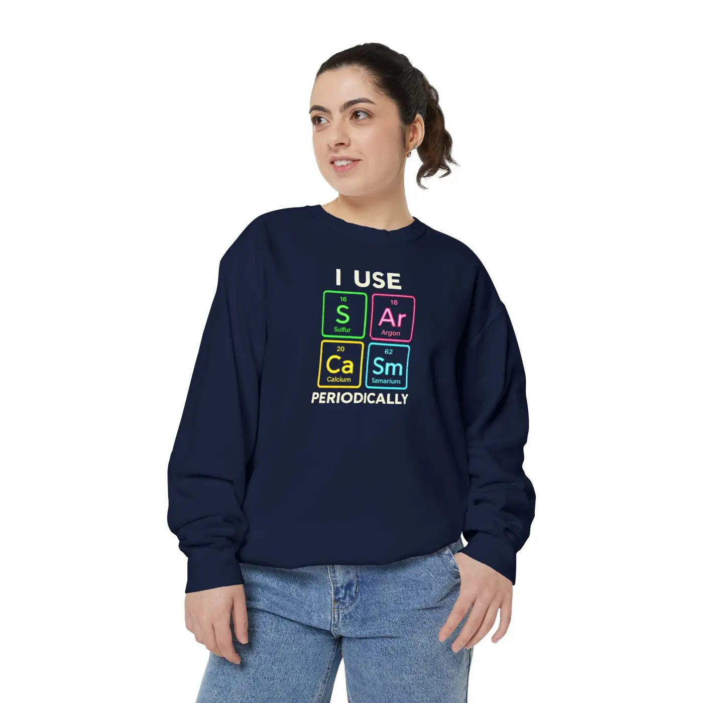 Chemistry Sweatshirt - Cozy Periodic Table Design - DipaliZ