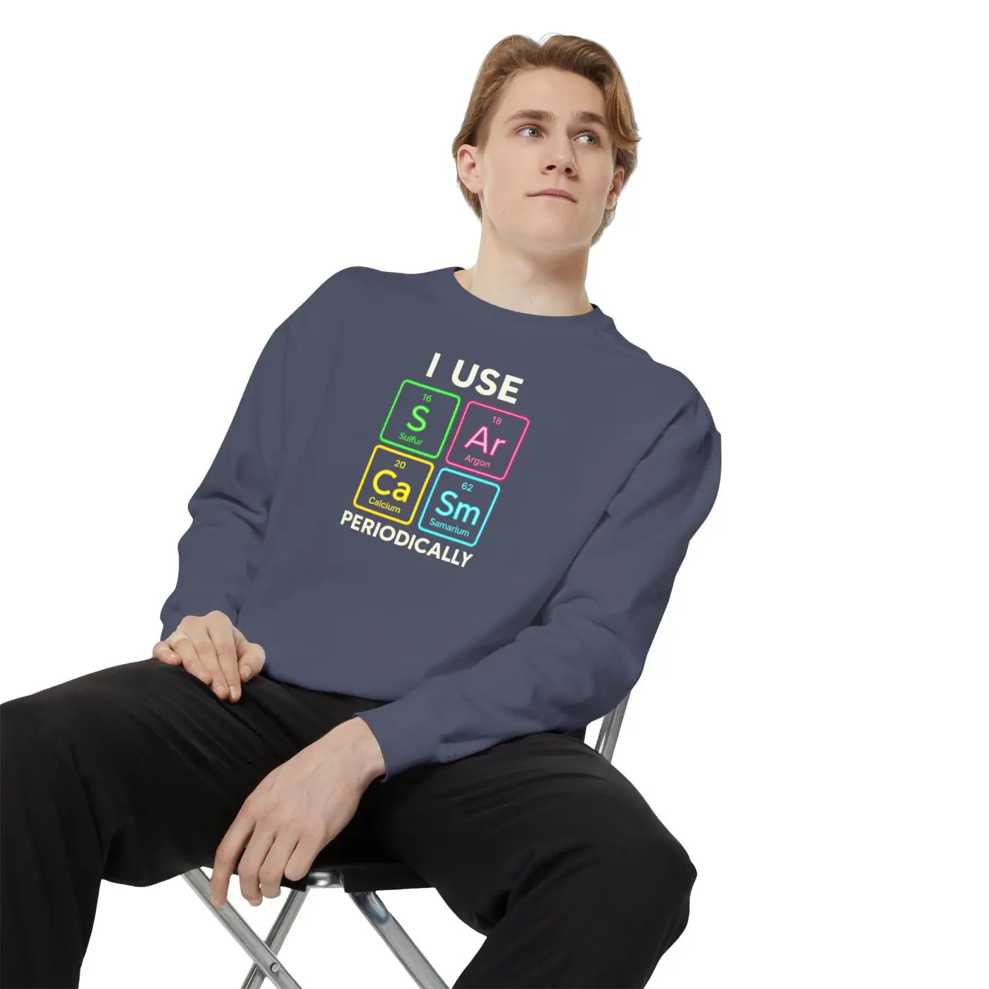 Chemistry Sweatshirt - Cozy Periodic Table Design - DipaliZ