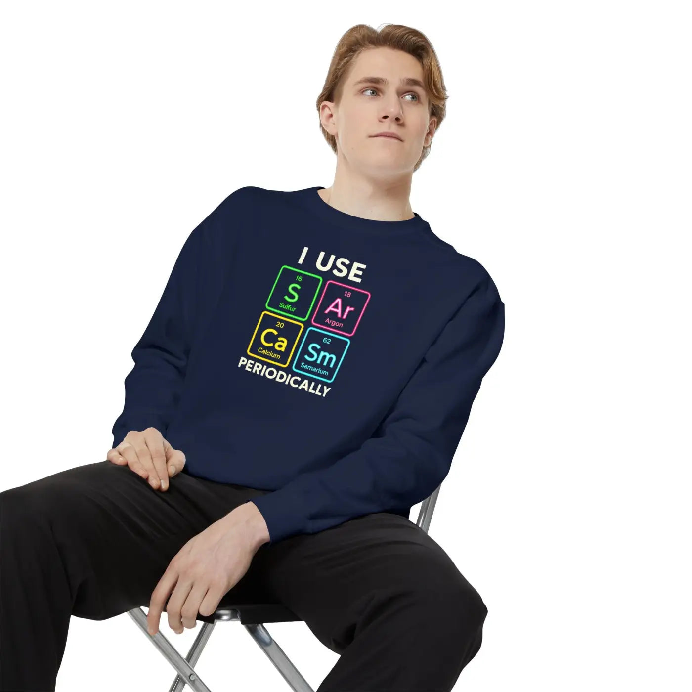 Chemistry Sweatshirt - Cozy Periodic Table Design - DipaliZ
