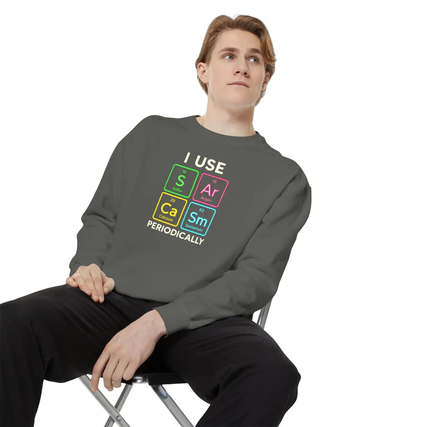 Chemistry Sweatshirt - Cozy Periodic Table Design - DipaliZ