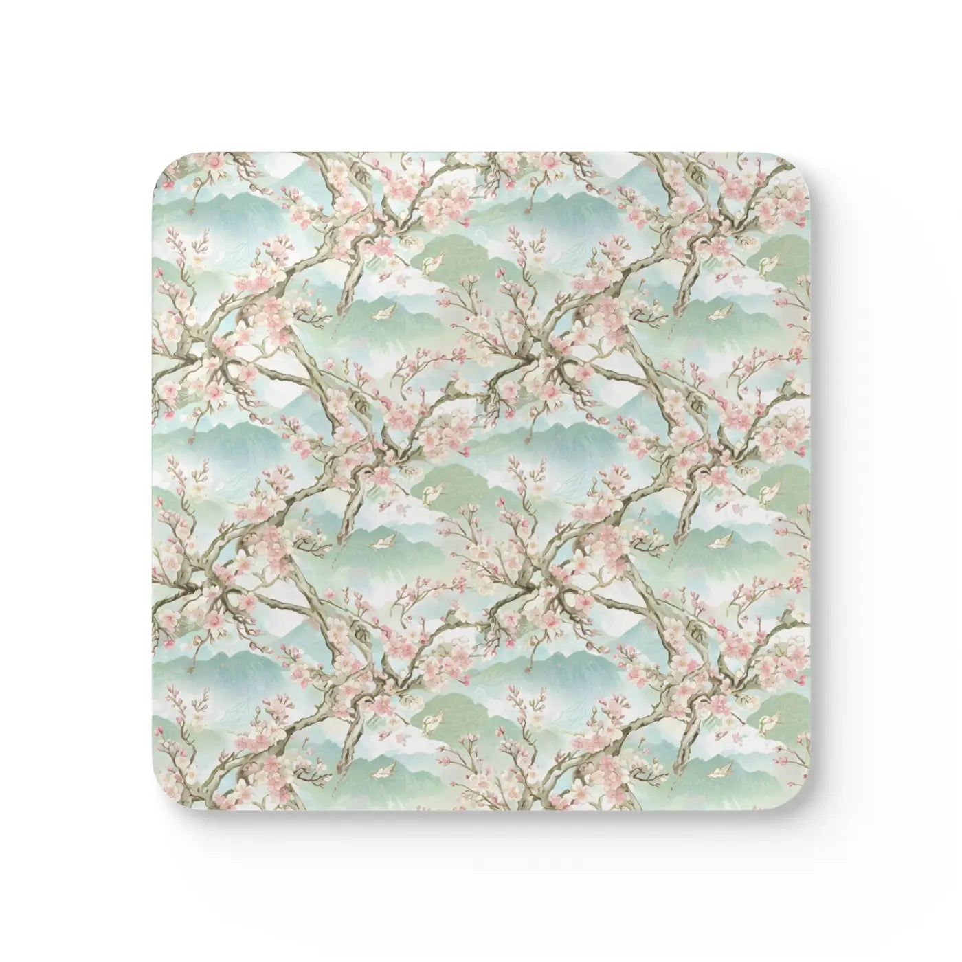 Cherry Blossom Art Coasters - High-Gloss MDF Set - DipaliZ