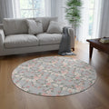 Cherry Blossom Round Rug - Springtime Home Decor - DipaliZ