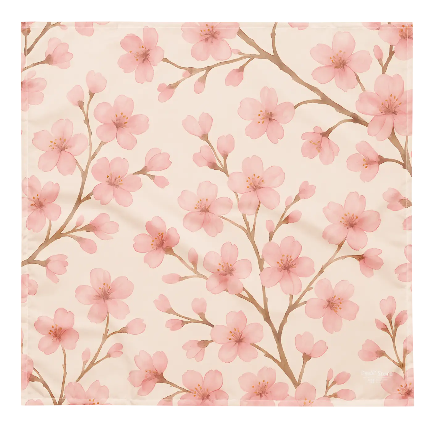 Cherry Blossom All-Over Print Bandana - Ultra-Soft Spring - DipaliZ