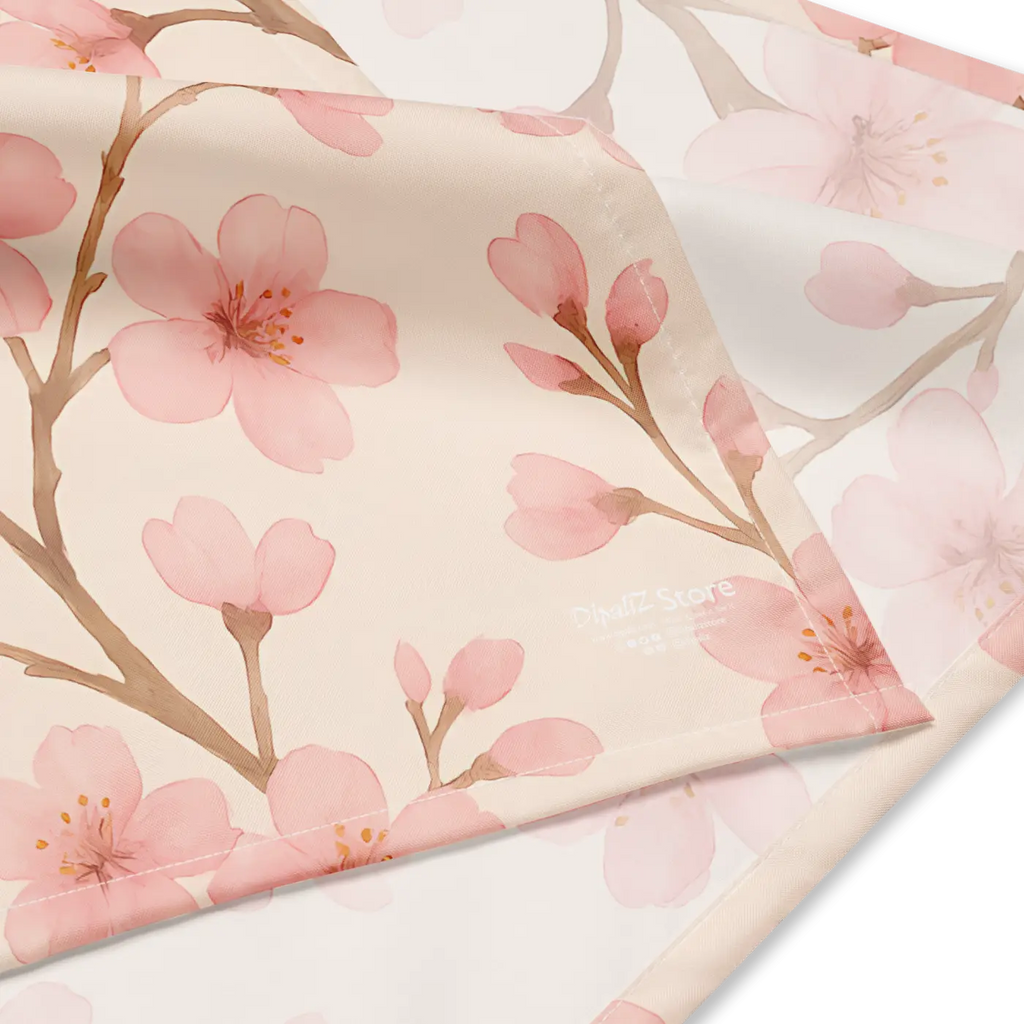 Cherry Blossom All-Over Print Bandana - Ultra-Soft Spring - DipaliZ