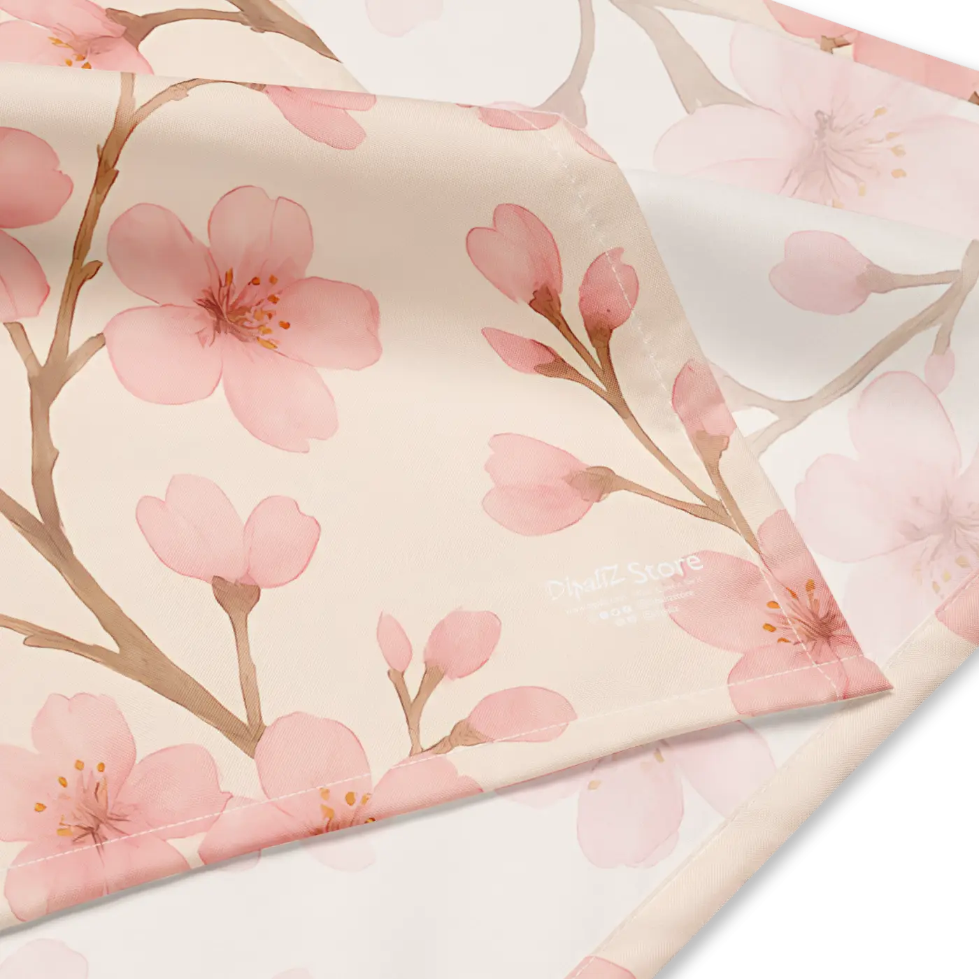 Cherry Blossom All-Over Print Bandana - Ultra-Soft Spring - DipaliZ