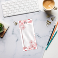 Cherry Blossoms Notepad - Sturdy Daily Planning - DipaliZ