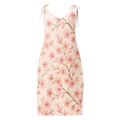 Cherry Blossom Midi Dress - Built-In Bra Support - DipaliZ