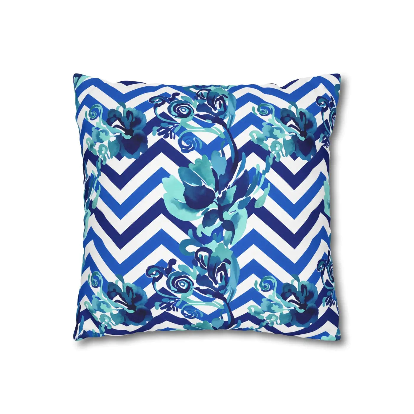 Blue Teal Decorative Cushion Covers - Polyester Canvas - DipaliZ