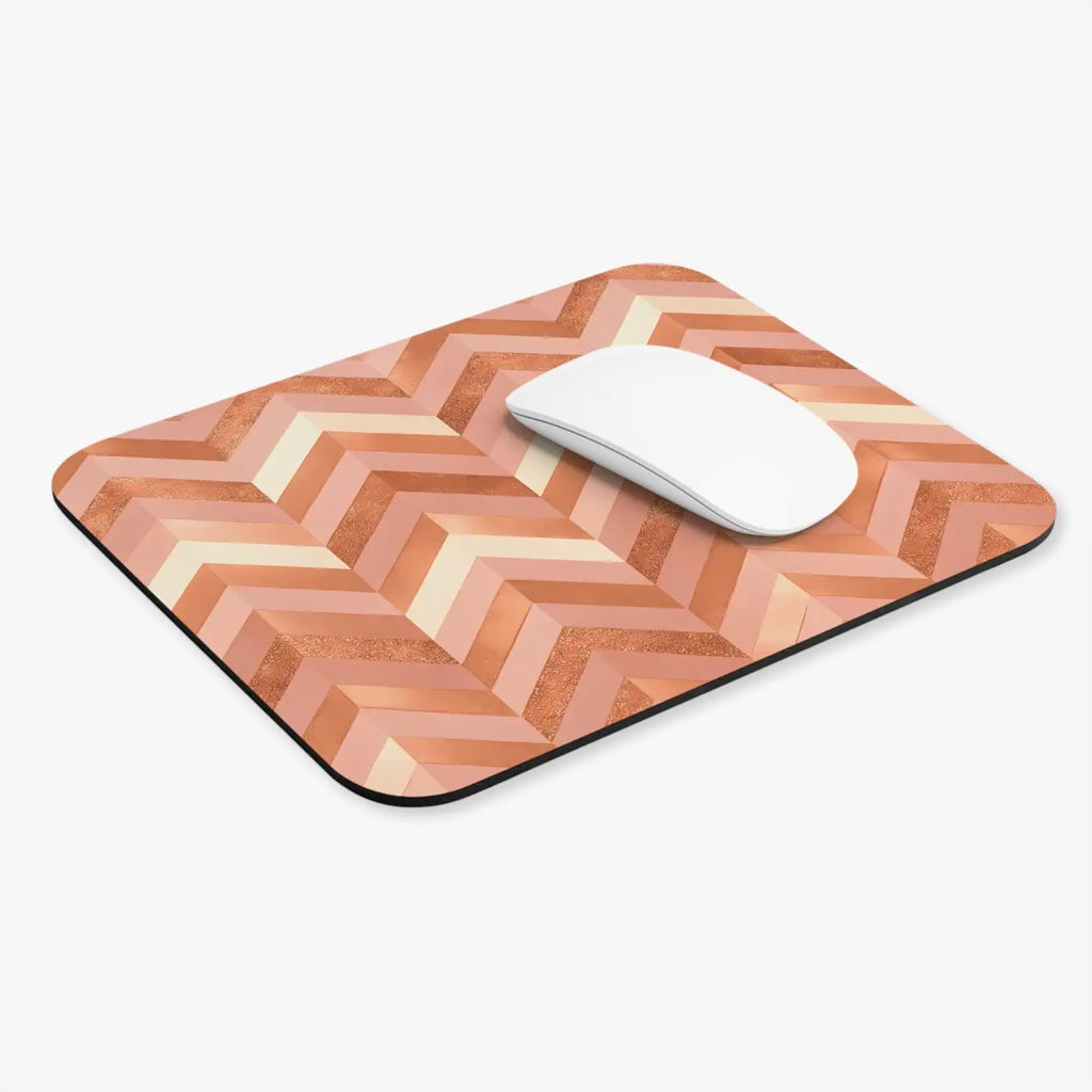 Vibrant Chevron Mouse Pad - Non-Slip Rubber Base - DipaliZ