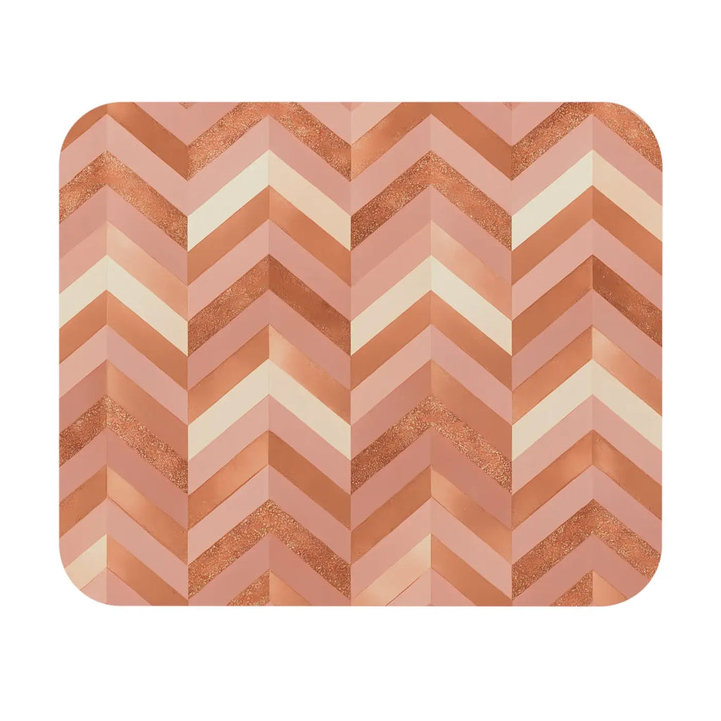 Vibrant Chevron Mouse Pad - Non-Slip Rubber Base - DipaliZ