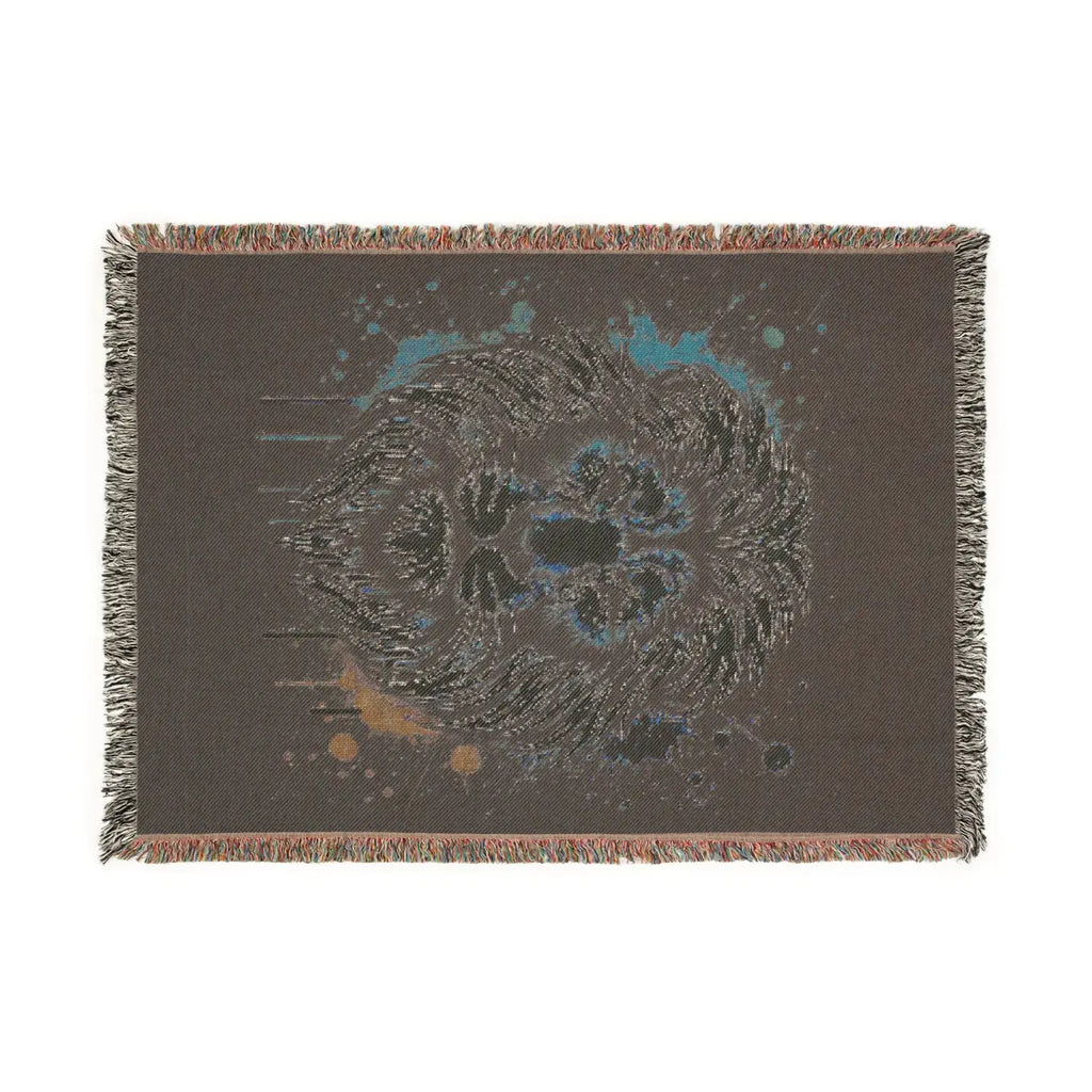 Colorful Lion Woven Blanket - Cozy Warmth and Style - DipaliZ