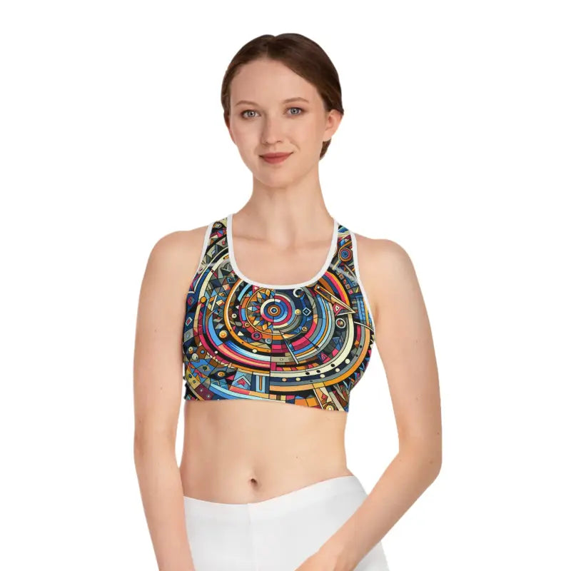 Stylish Sports Bra - Compression Fit Style Meets Support - DipaliZ