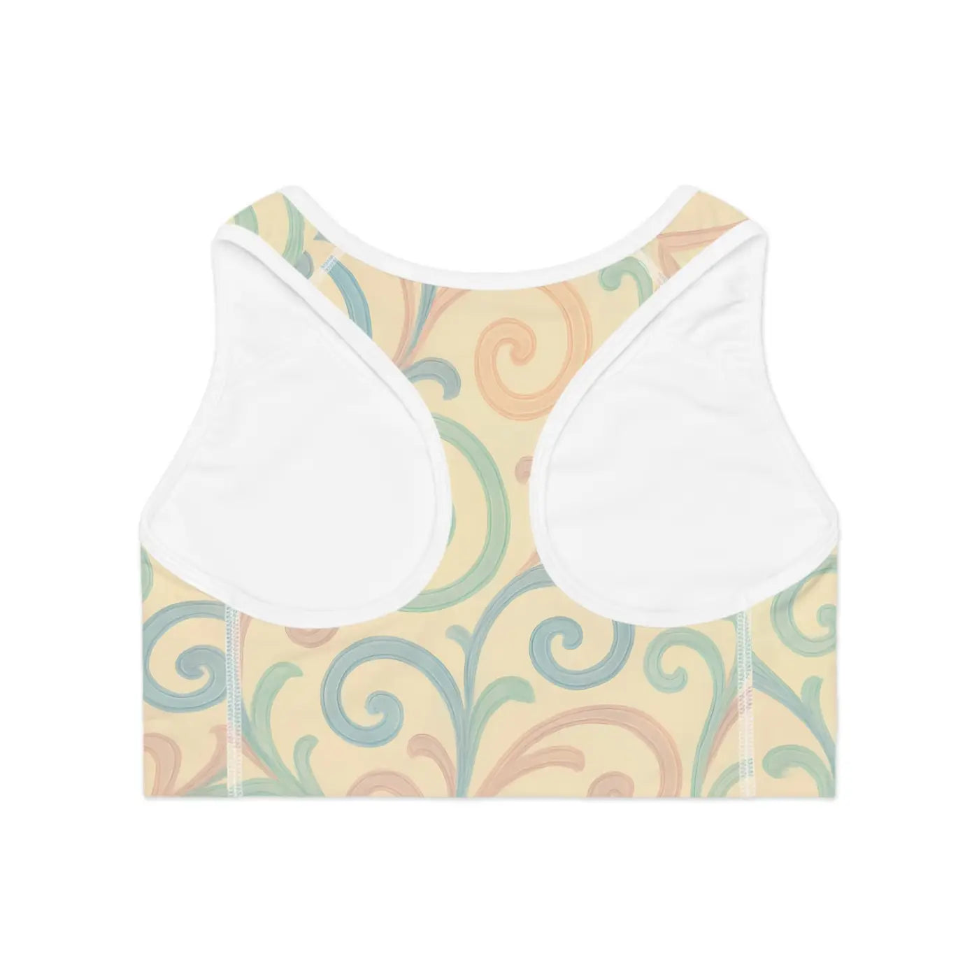 Chic Floral Sports Bra - High Support for Intense Workouts - DipaliZ