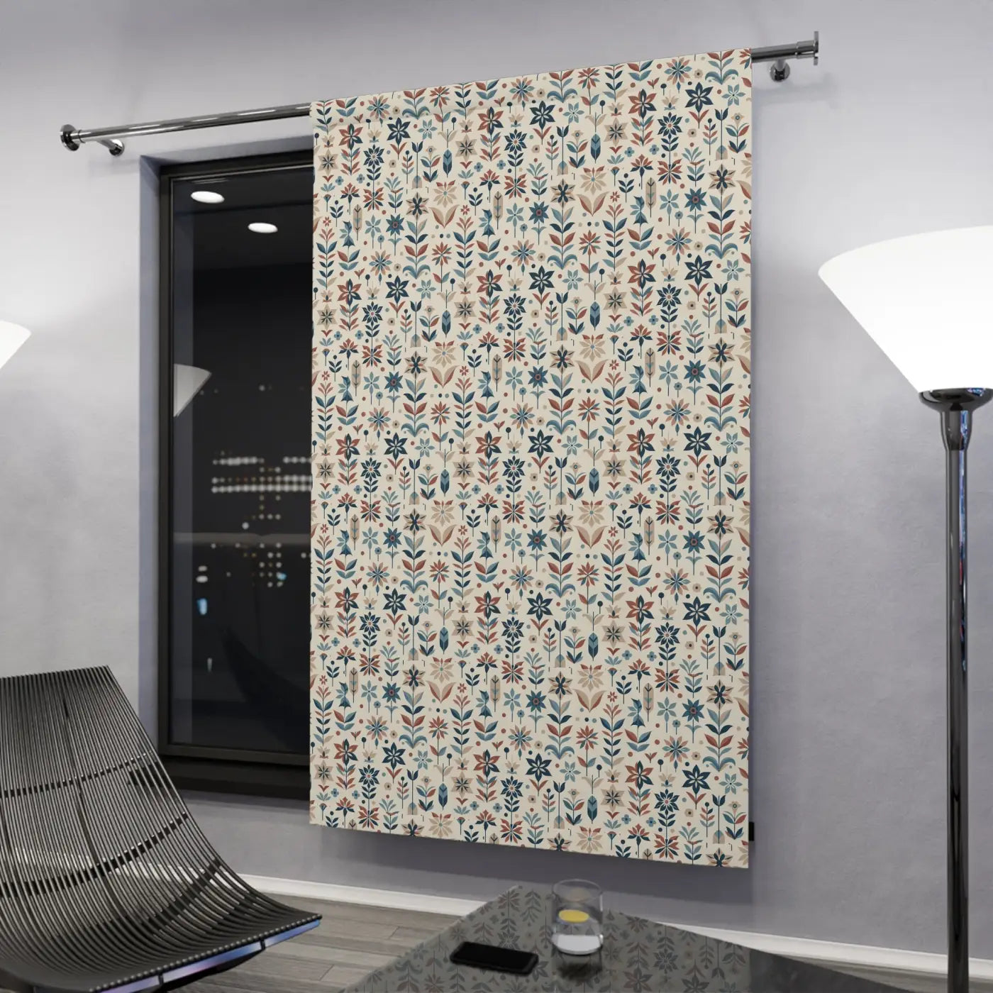 Chic Floral Window Curtains - Brighten Your Living Space - DipaliZ