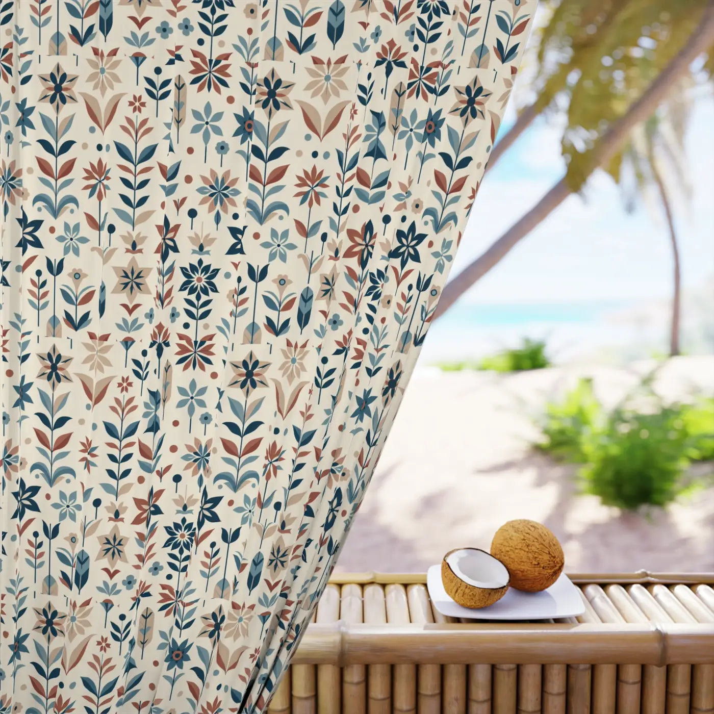 Chic Floral Window Curtains - Brighten Your Living Space - DipaliZ