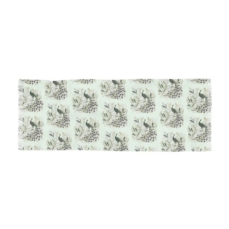 Chic Peacock Print Scarf - Fashion Forward Accessory - DipaliZ