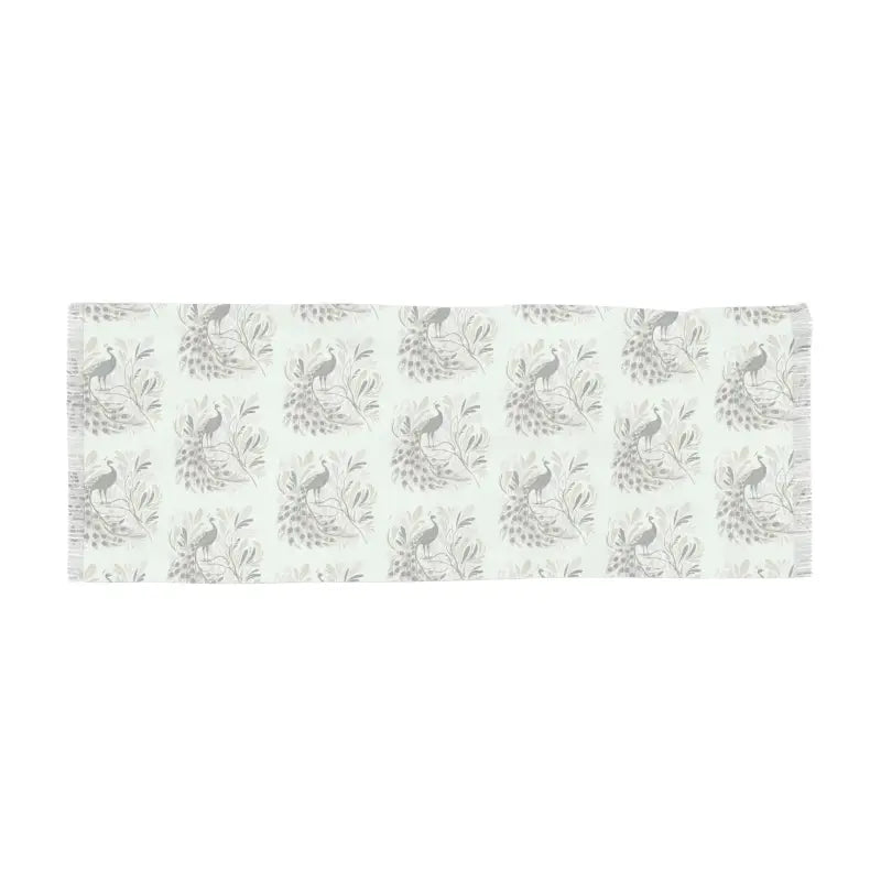 Chic Peacock Print Scarf - Fashion Forward Accessory - DipaliZ