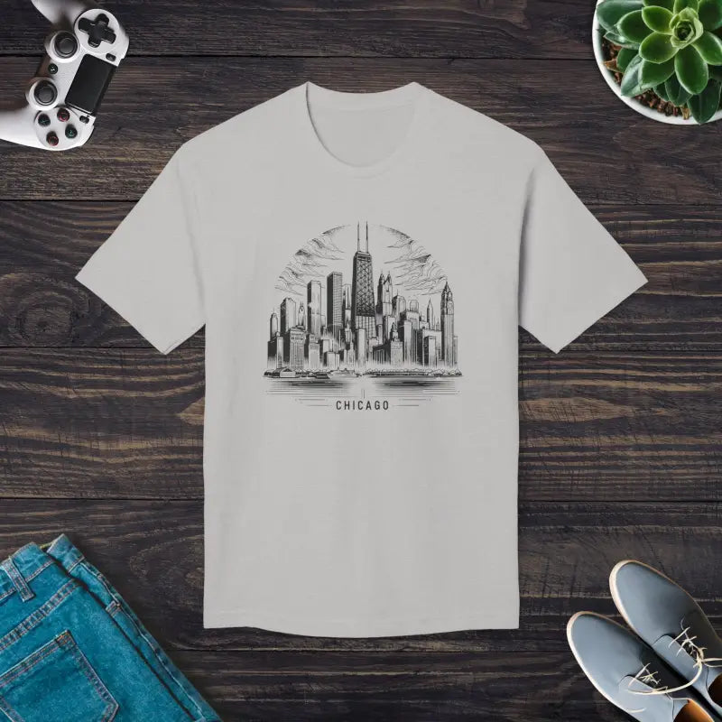 Chicago Skyline Tee - Made for Her Eco-Friendly Gifts - DipaliZ