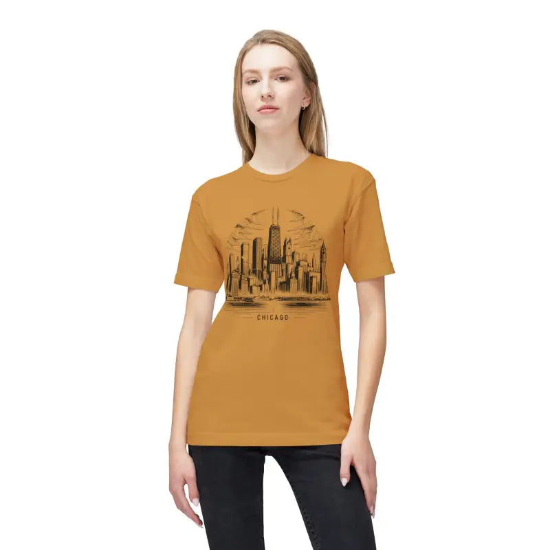 Chicago Skyline Tee - Made for Her Eco-Friendly Gifts - DipaliZ