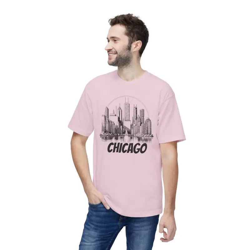 Chicago City Skyline Cotton Tee - Urban Style Statement - DipaliZ