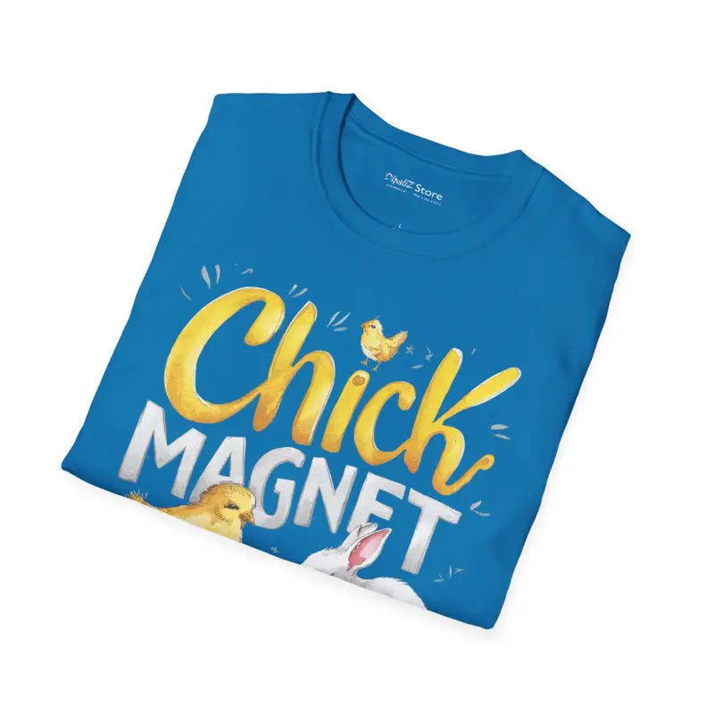Easter Chick Magnet Tee - Unisex Softstyle Comfort - DipaliZ