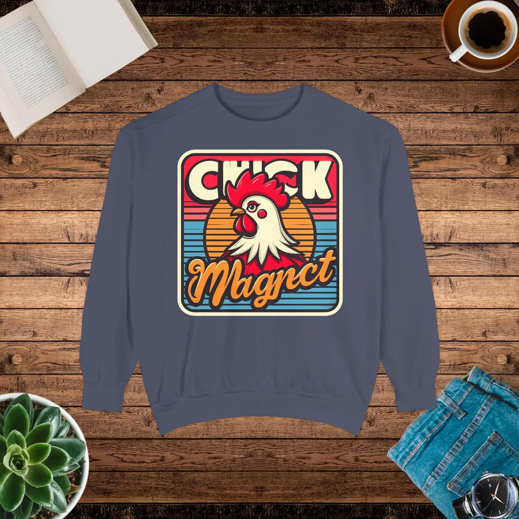 Chick Magnet Unisex Garment-Dyed Sweatshirt - Cozy Style - DipaliZ