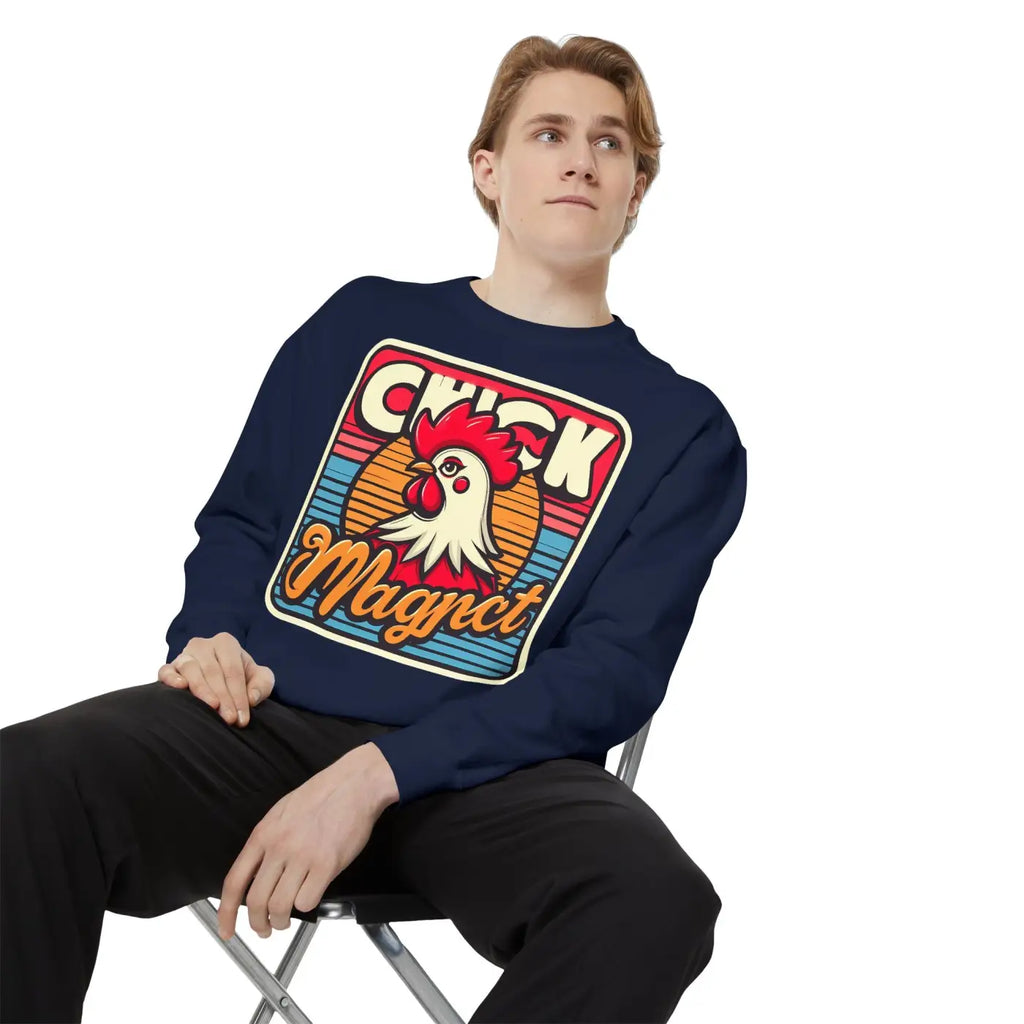 Chick Magnet Unisex Garment-Dyed Sweatshirt - Cozy Style - DipaliZ