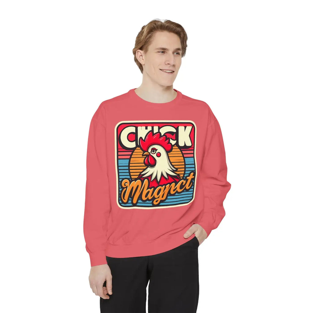 Chick Magnet Unisex Garment-Dyed Sweatshirt - Cozy Style - DipaliZ