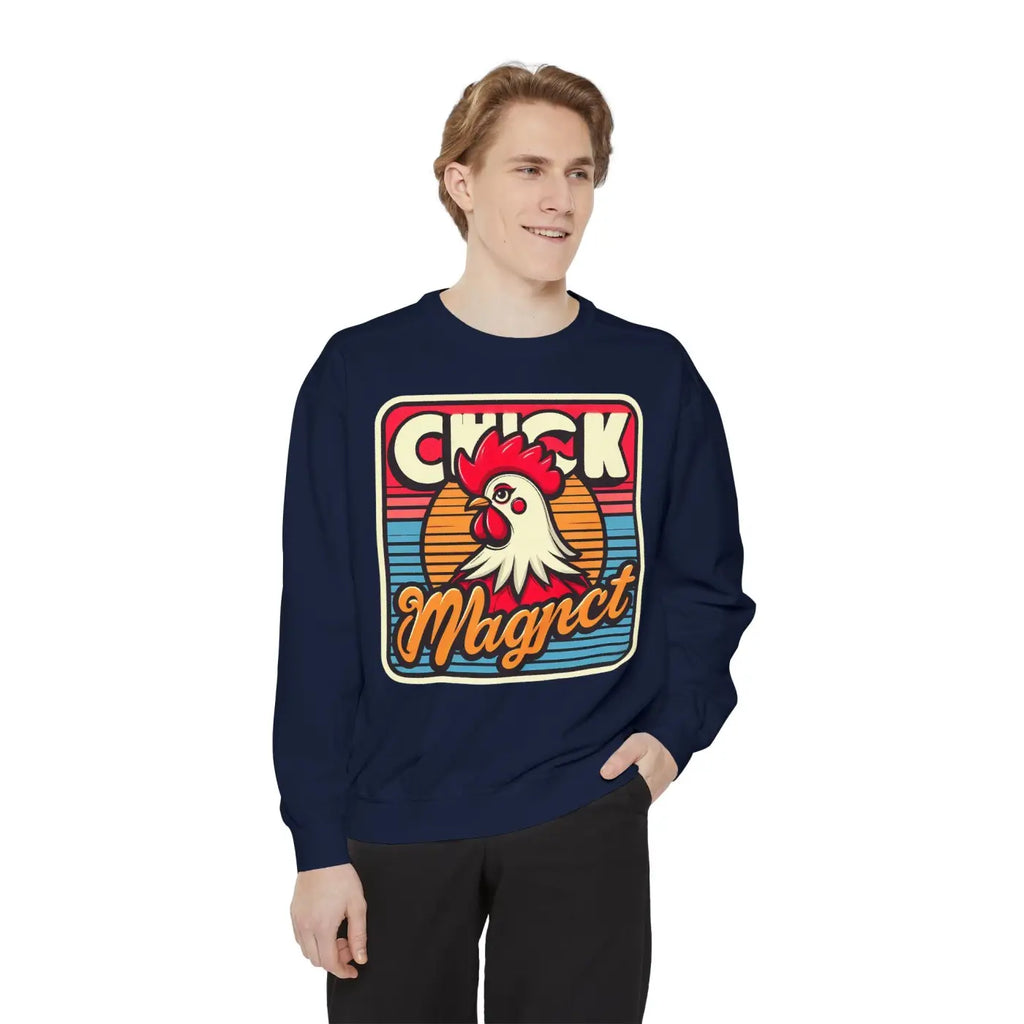 Chick Magnet Unisex Garment-Dyed Sweatshirt - Cozy Style - DipaliZ