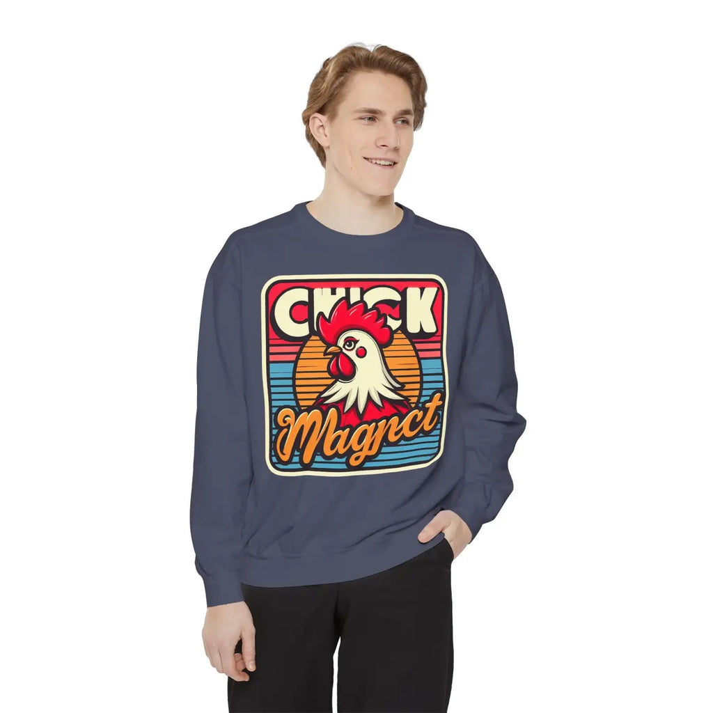 Chick Magnet Unisex Garment-Dyed Sweatshirt - Cozy Style - DipaliZ
