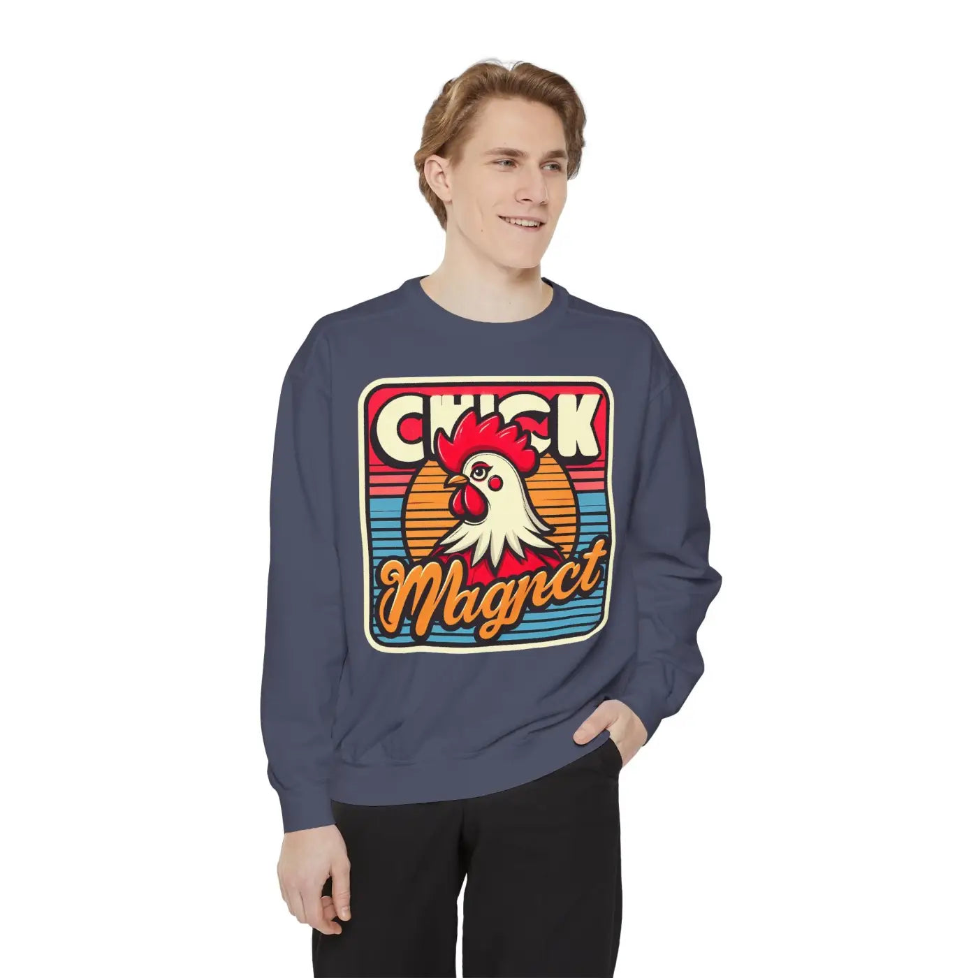 Chick Magnet Unisex Garment-Dyed Sweatshirt - Cozy Style - DipaliZ