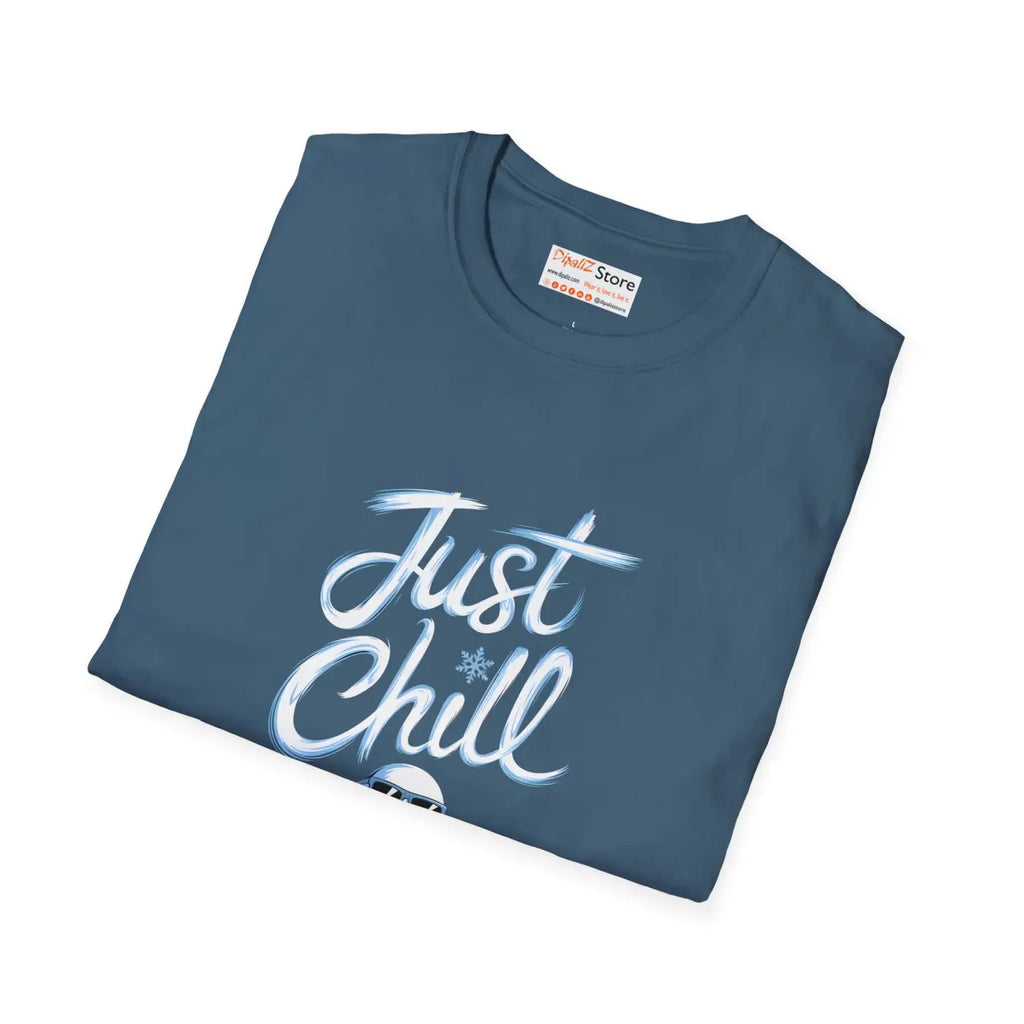 Chill Snowman Unisex Softstyle Tee - Ring-Spun Cotton - DipaliZ