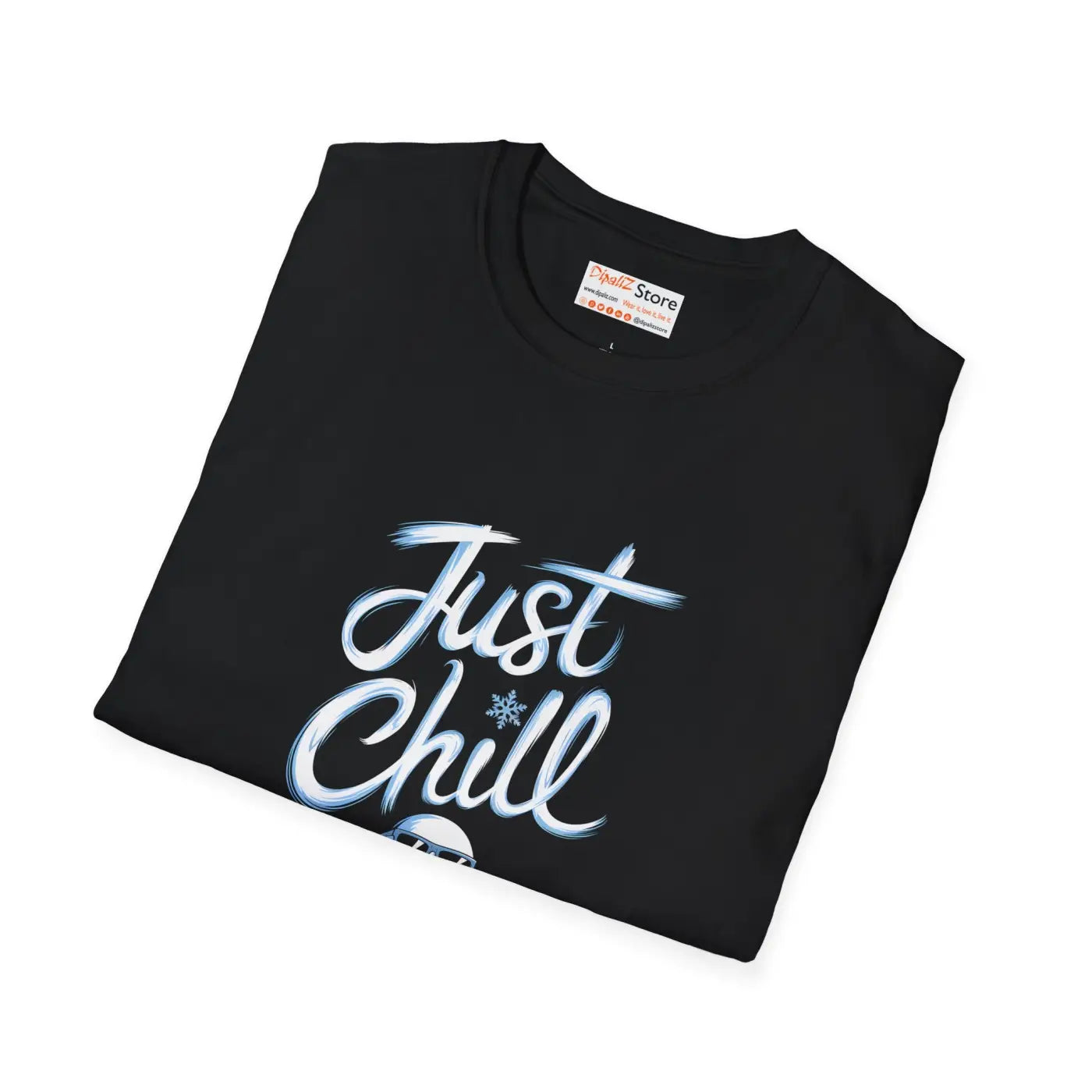 Chill Snowman Unisex Softstyle Tee - Ring-Spun Cotton - DipaliZ