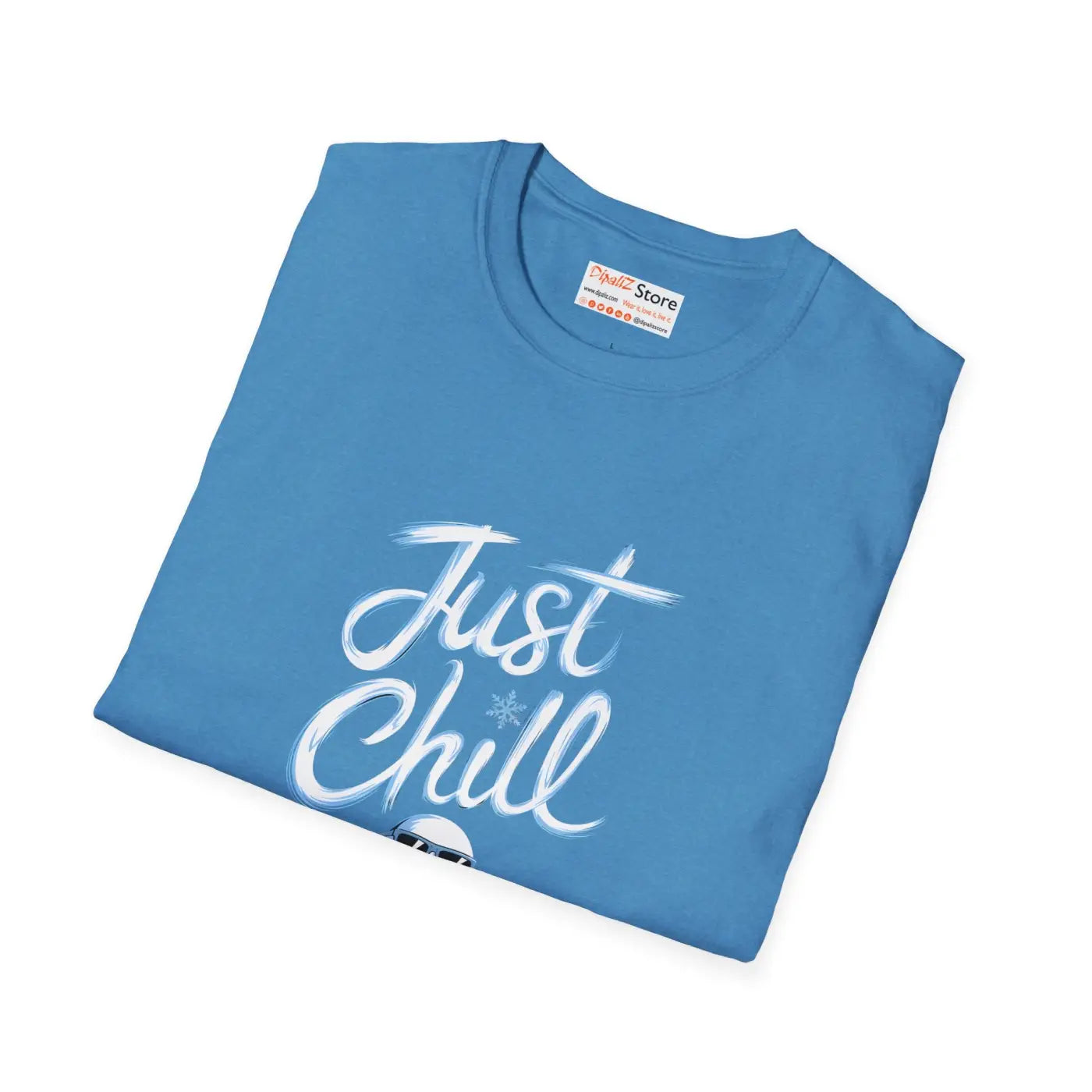 Chill Snowman Unisex Softstyle Tee - Ring-Spun Cotton - DipaliZ