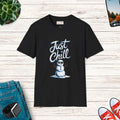 Chill Snowman Unisex Softstyle Tee - Ring-Spun Cotton - DipaliZ