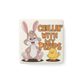 Easter Porcelain Magnet - Glossy Finish Peeps Design - DipaliZ