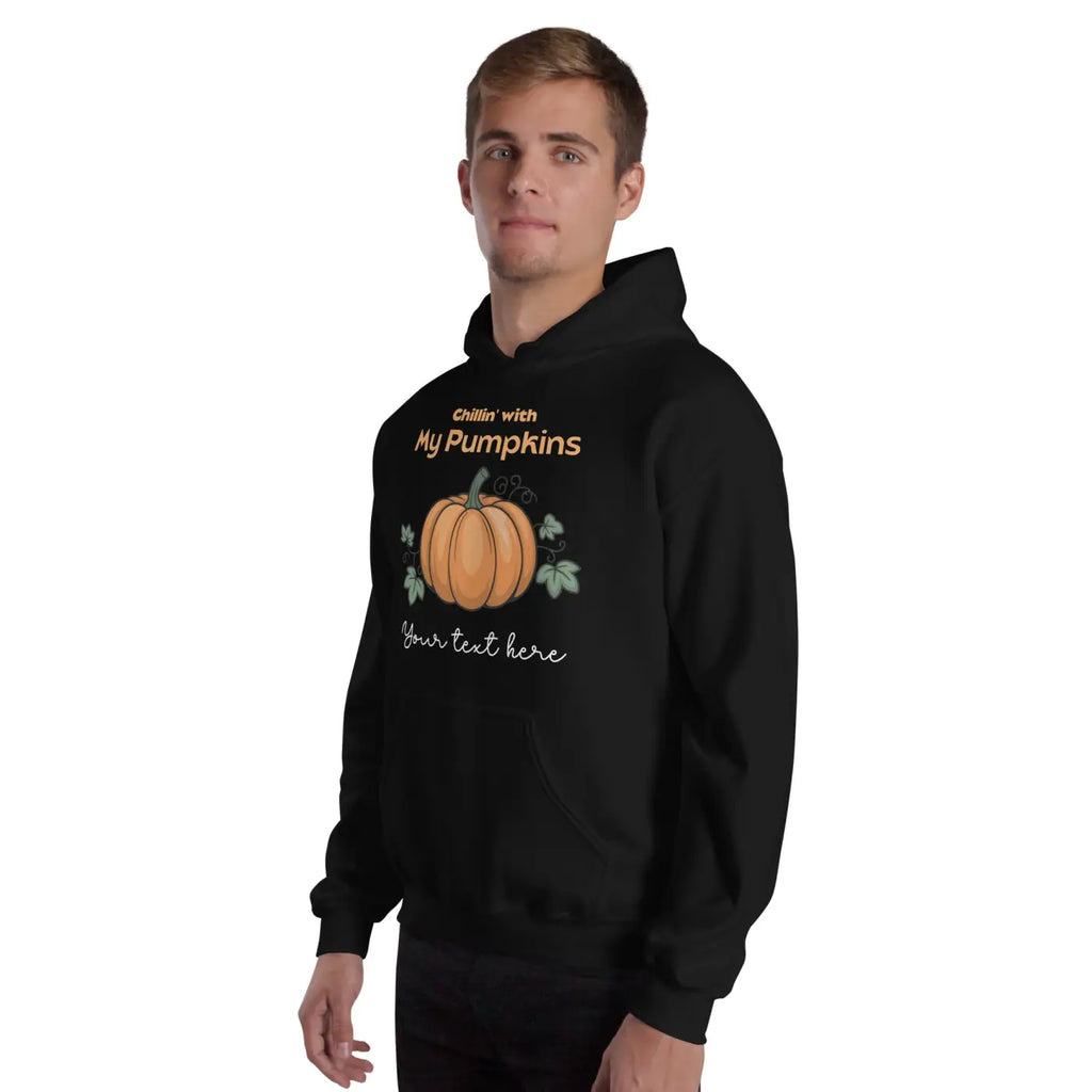 Pumpkins Hoodie - Unisex Eco-Friendly Fall Design - DipaliZ