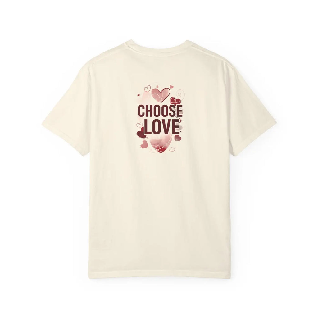 Heart Graphic Valentines Tee - Choose Love Shirt - DipaliZ