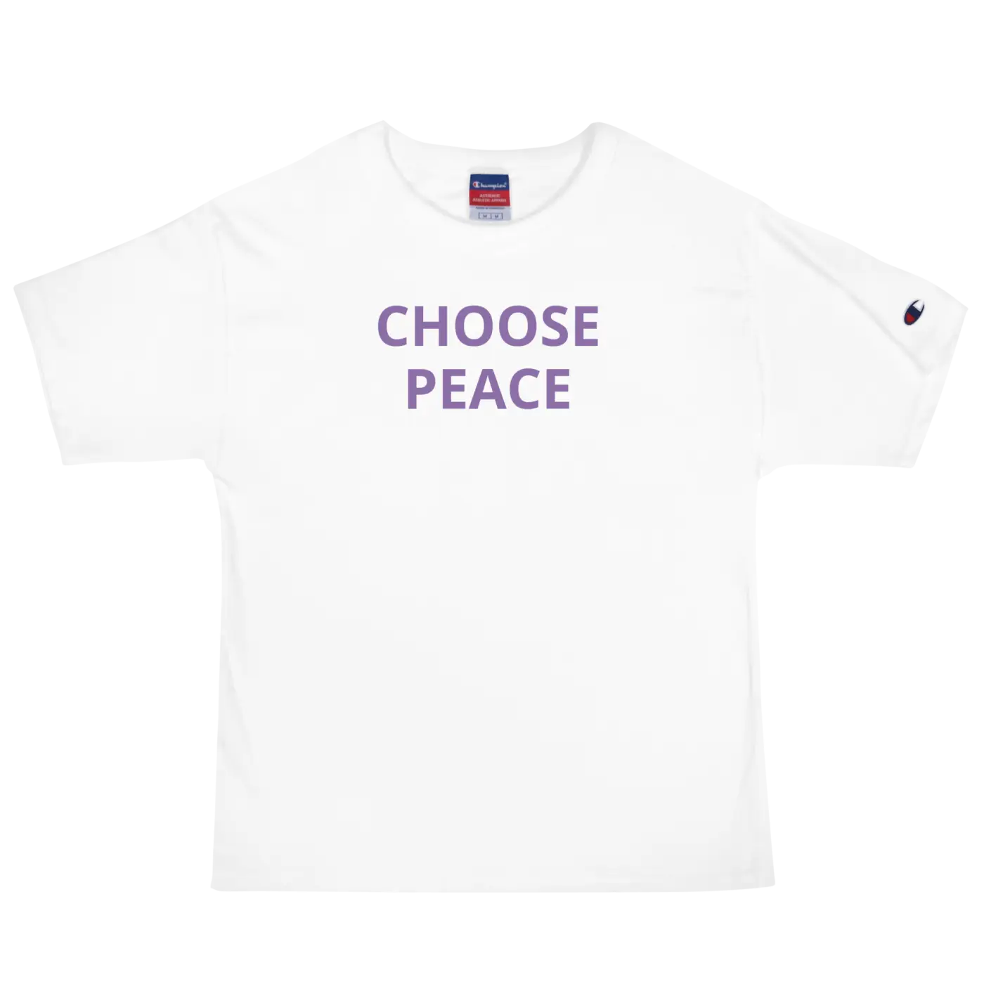 Peace Champion T-Shirt - Bold Sleeve Design - DipaliZ
