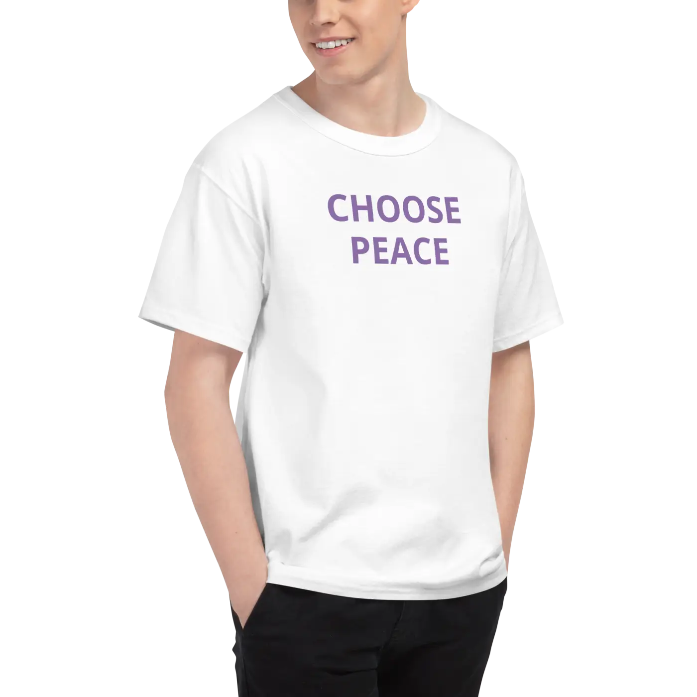 Peace Champion T-Shirt - Bold Sleeve Design - DipaliZ