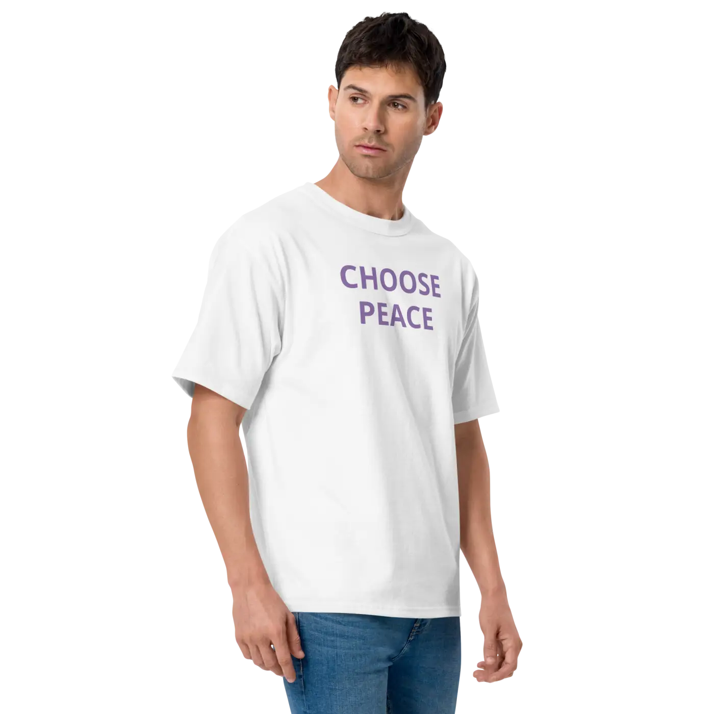 Peace Champion T-Shirt - Bold Sleeve Design - DipaliZ