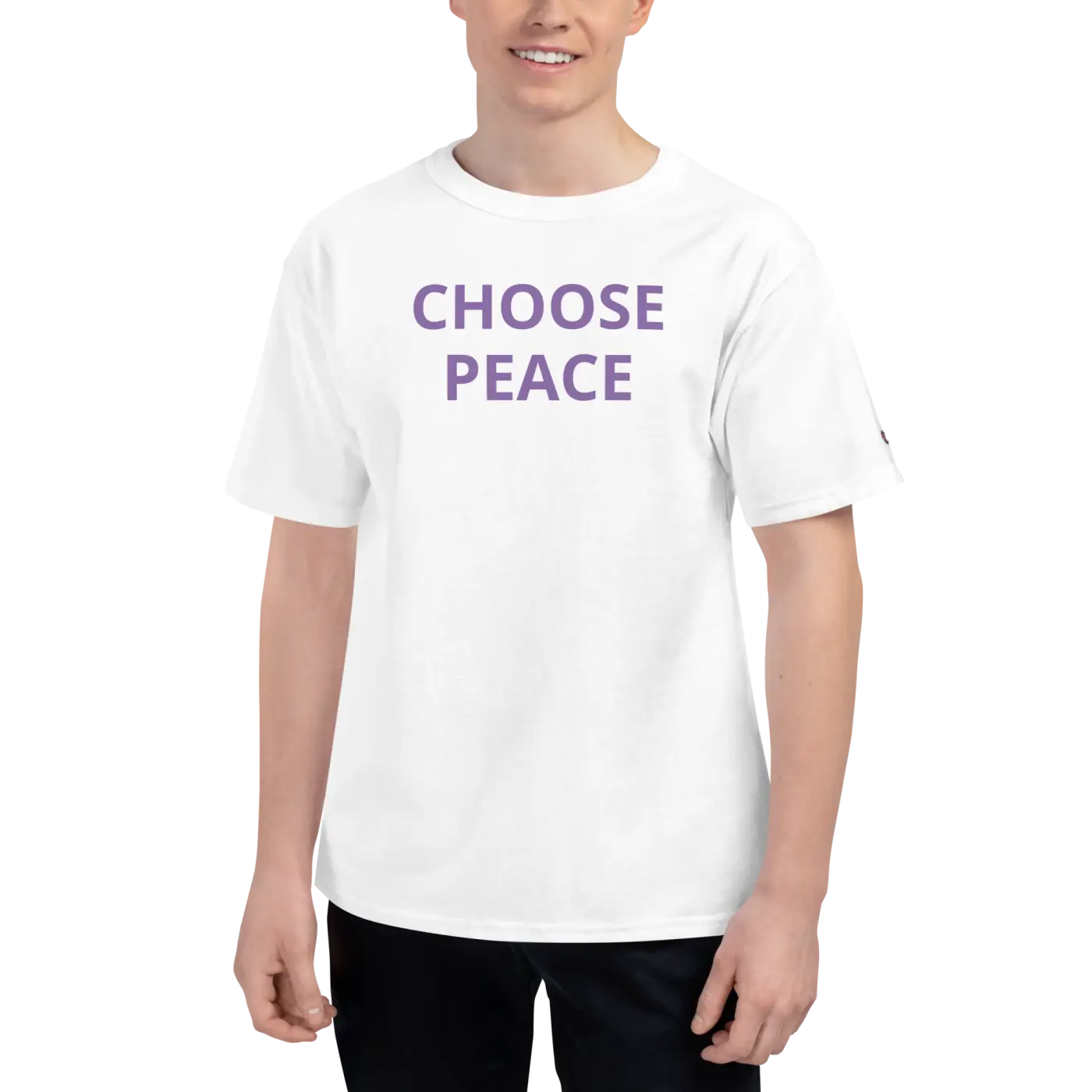 Peace Champion T-Shirt - Bold Sleeve Design - DipaliZ