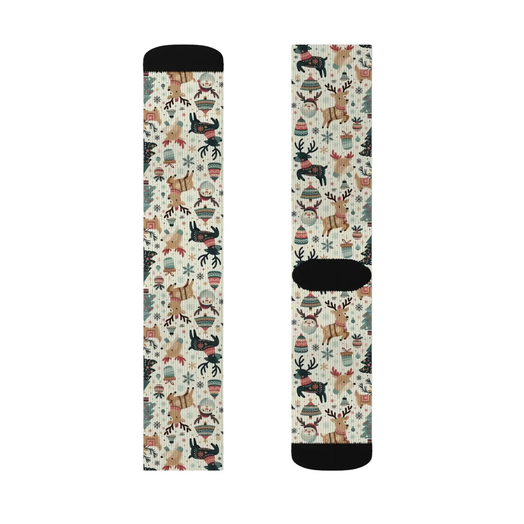Christmas Sublimation Socks - Holiday Magic Design - DipaliZ