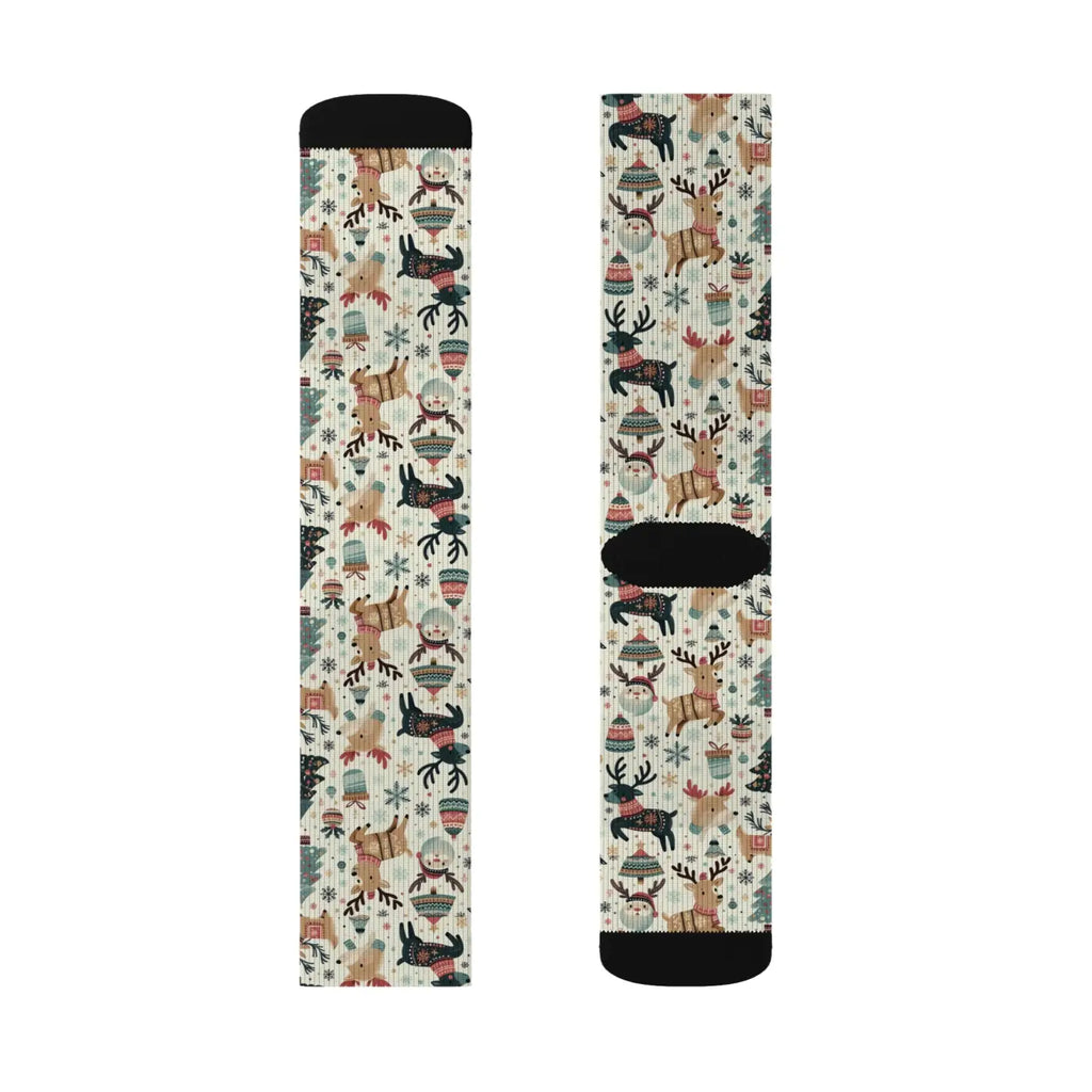 Christmas Sublimation Socks - Holiday Magic Design - DipaliZ
