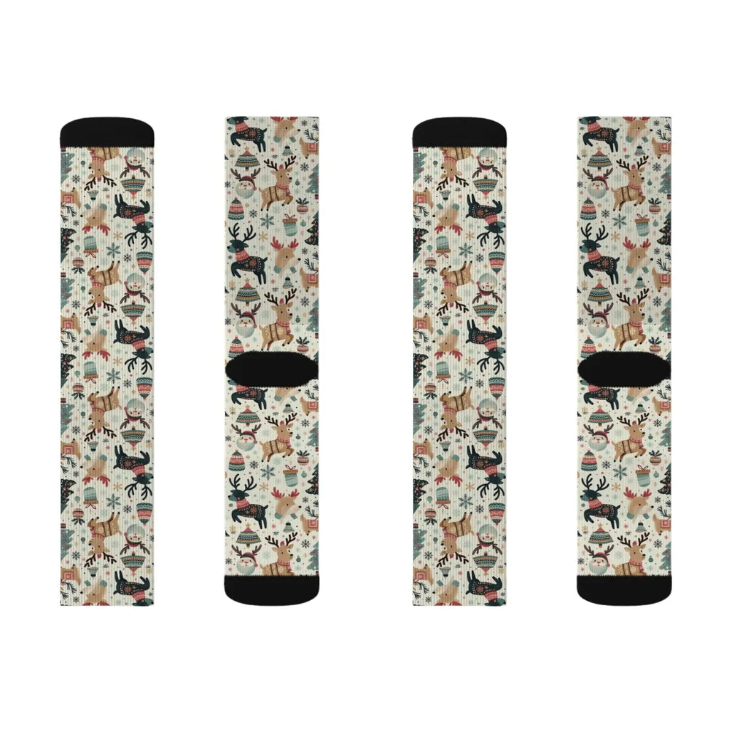 Christmas Sublimation Socks - Holiday Magic Design - DipaliZ