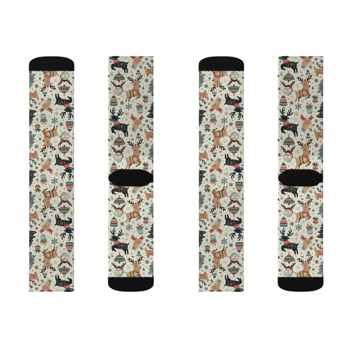Christmas Sublimation Socks - Holiday Magic Design - DipaliZ